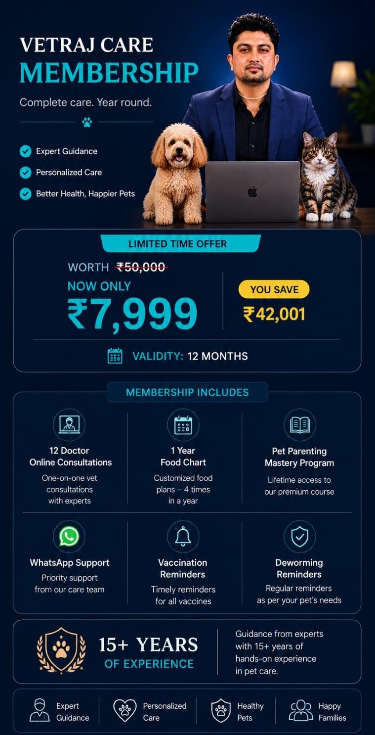 Vetraj Care Membership — Complete care. Year round.